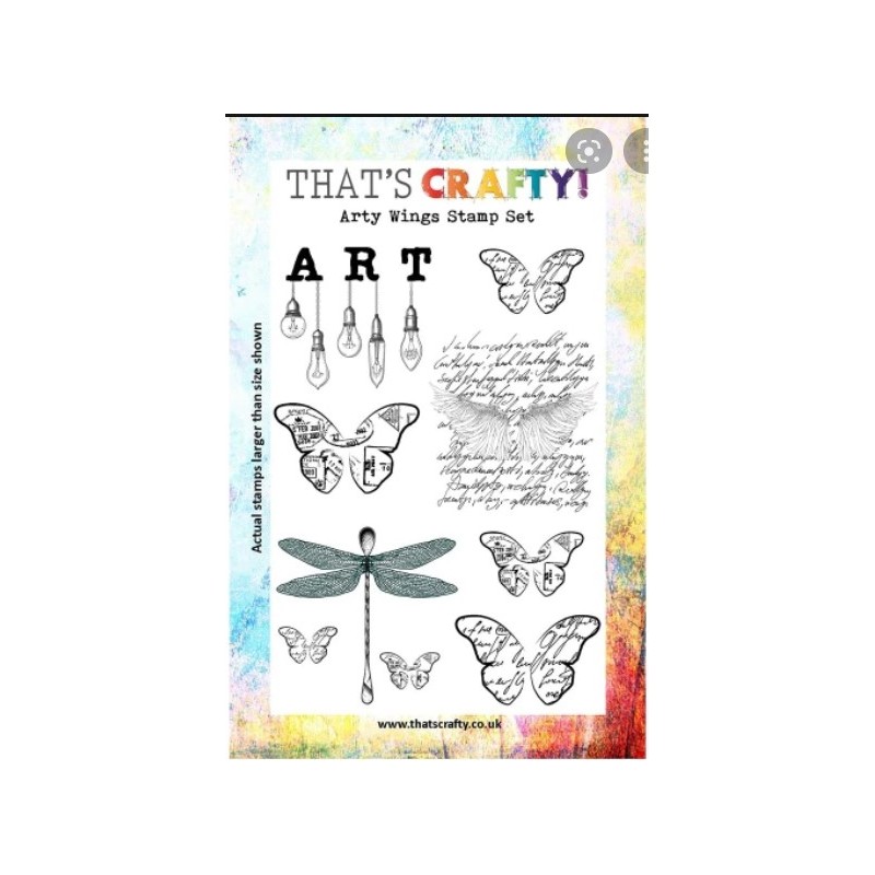 That's Crafty! Clearstamp A5 - Arty Wings