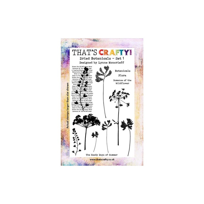 That's Crafty! Clearstamp A5 - Dried Botanicals Set 1