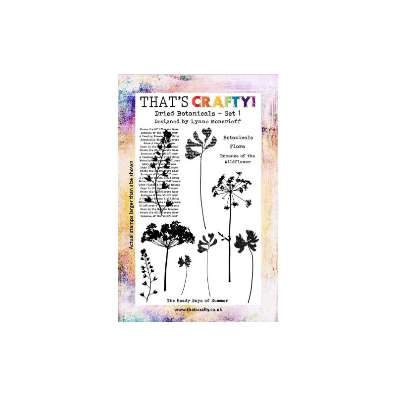 That`s Crafty! Clearstamp A5 - Dried Botanicals Set 1