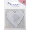 Nellies Choice Gelplate Heart 8 cm NMMP006