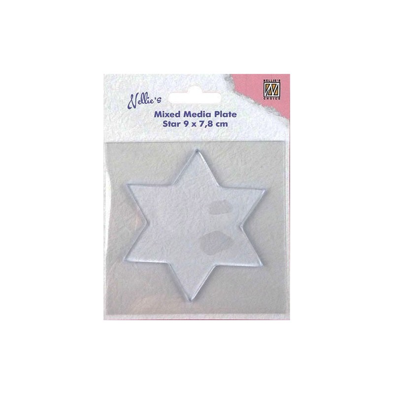 Nellies Choice Gelplate stjärna NMMP007