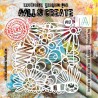 AALL & Create Stencil Petals & Pods AALL-PC-117 15x15cm Janet klein