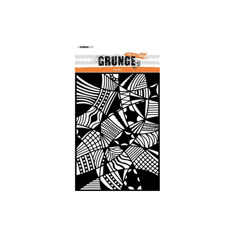 Studio Light Mask Stencil Grunge Collection nr.54 SL-GR-MASK54 150x210mm