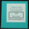 Scrap & Hjälp Cardstock Mint Green 12"x12" 25 pack eller styckvis SoH129
