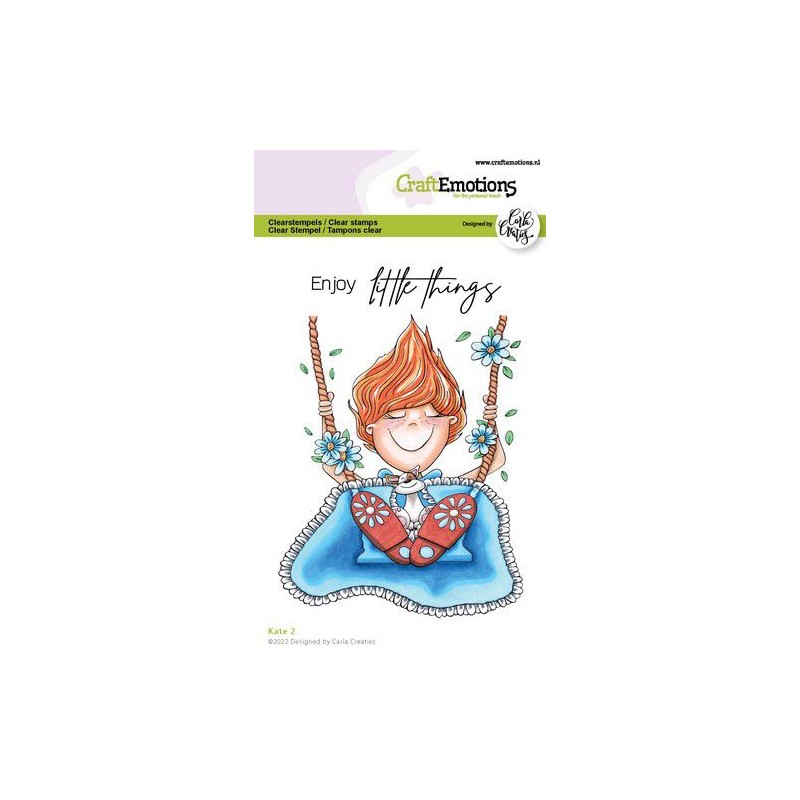 copy of CraftEmotions clearstamps A6 - Kate 1 (Eng) Carla Creaties