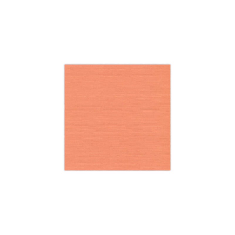 Linnen Cardstock 240gr 1 ark "Soft Orange" 30,5x30,5cm