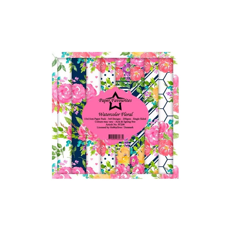 Paper Favourites Paper Pack "Watercolor Floral" PF208