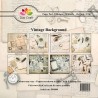 DIXI CRAFT PAPIRSBLOK Vintage Background 15X15CM