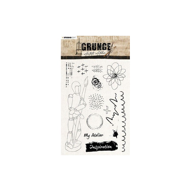 Studio Light Clear Stamp Artist‘s Atelier nr.30 SL-GR-STAMP30 A5