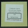 Scrap & Hjälp Cardstock Spring Green 12"x12" 25 pack eller styckvis SoH130