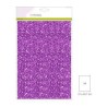 CraftEmotions Glitter paper 5 Sh "purple" 29x21cm 120gr