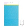 CraftEmotions Glitter paper 5 Sh rainbow blue 29x21cm 120gr