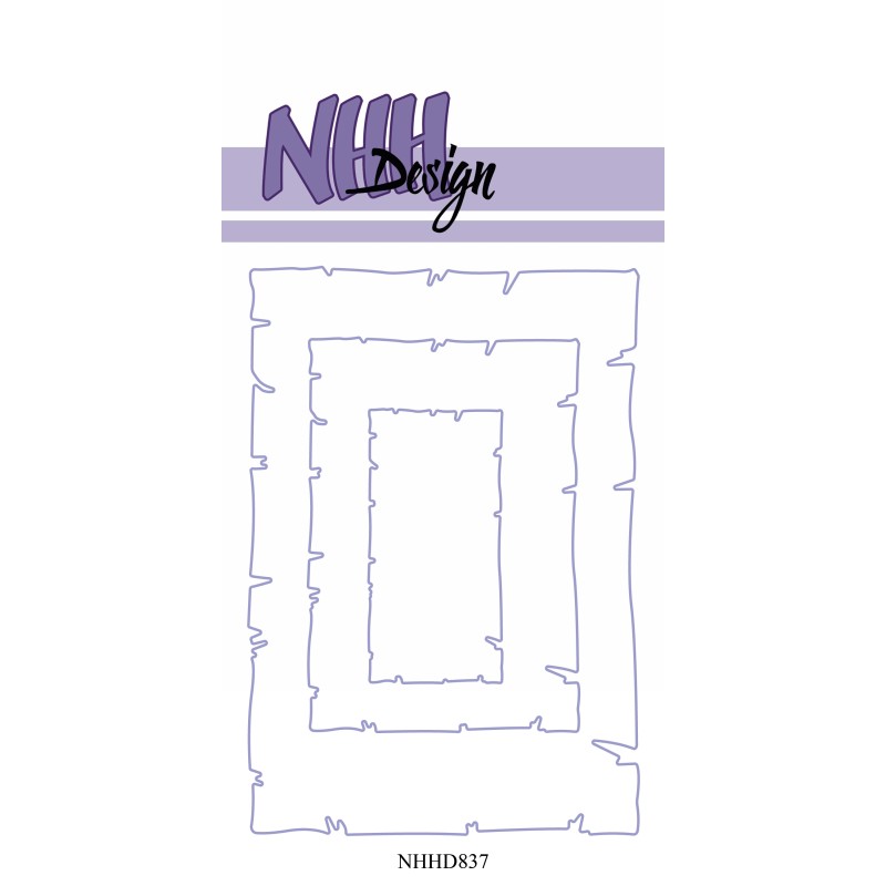 NHH Design Frame Dies "old paper" NHHD837