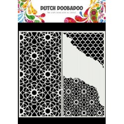 Dutch Doobadoo Dutch Mask Art Slimline Cracked Patterns  210x210mm