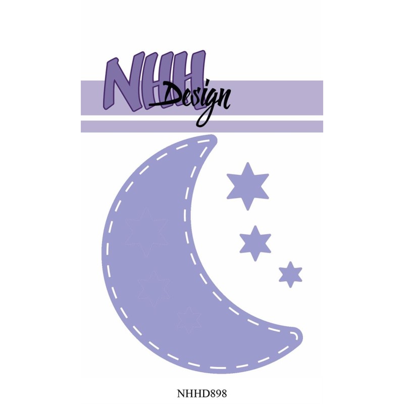 NHH Design Dies "Moon & Stars" NHHD898