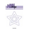NHH Design Dies "Stitched Stars" NHHD900
