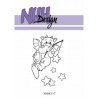 NHH Design - Stämpel - Drake med Stjärnor - NHHC117