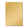 Tonic Studios mirror card - satin - A4 x5 honey gold  9472E
