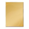 Tonic Studios mirror card - satin - A4 x5 honey gold  9472E
