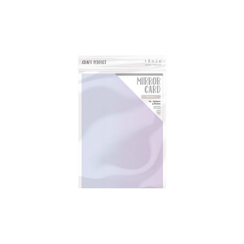 Tonic Studios mirror card - gloss - Holo Waves 5 sh A4 9448E