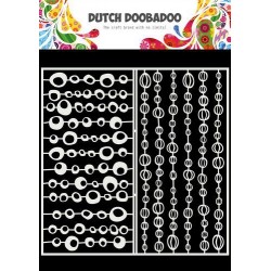 Dutch Doobadoo Mask Art Slimline Groovy Circles  210x210mm