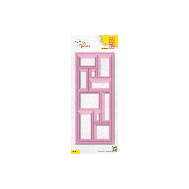 Nellie‘s Choice Multi Frame Die - Quilt 1 MFD151 88x120mm