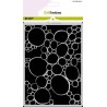 copy of CraftEmotions stencil diamond flower block A6