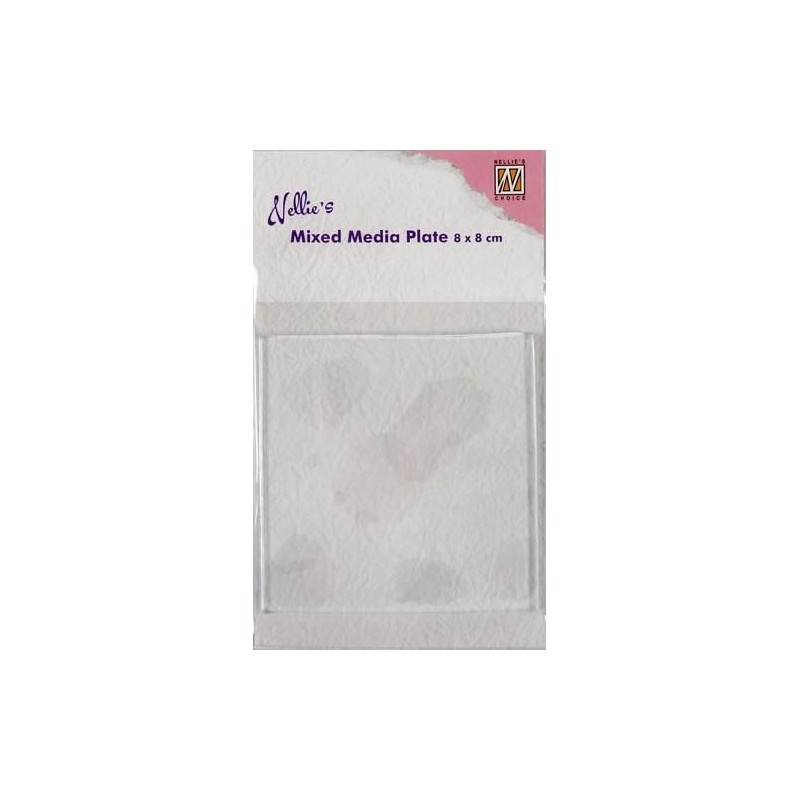 Nellies Choice Gelplate square 80x80mm NMMP002