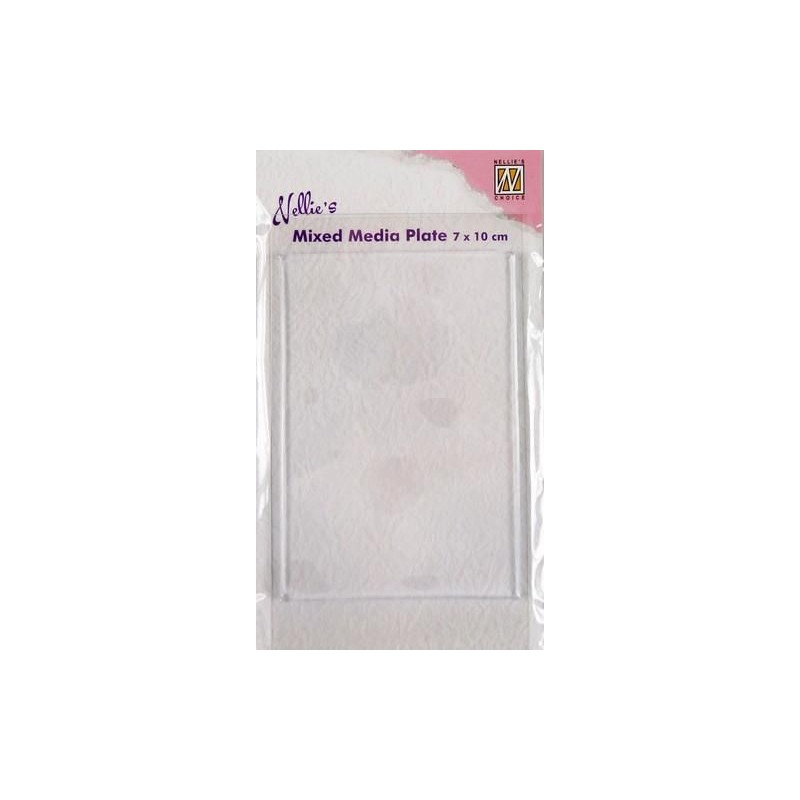 Nellies Choice Gelplate rectangle 7x10cm NMMP003
