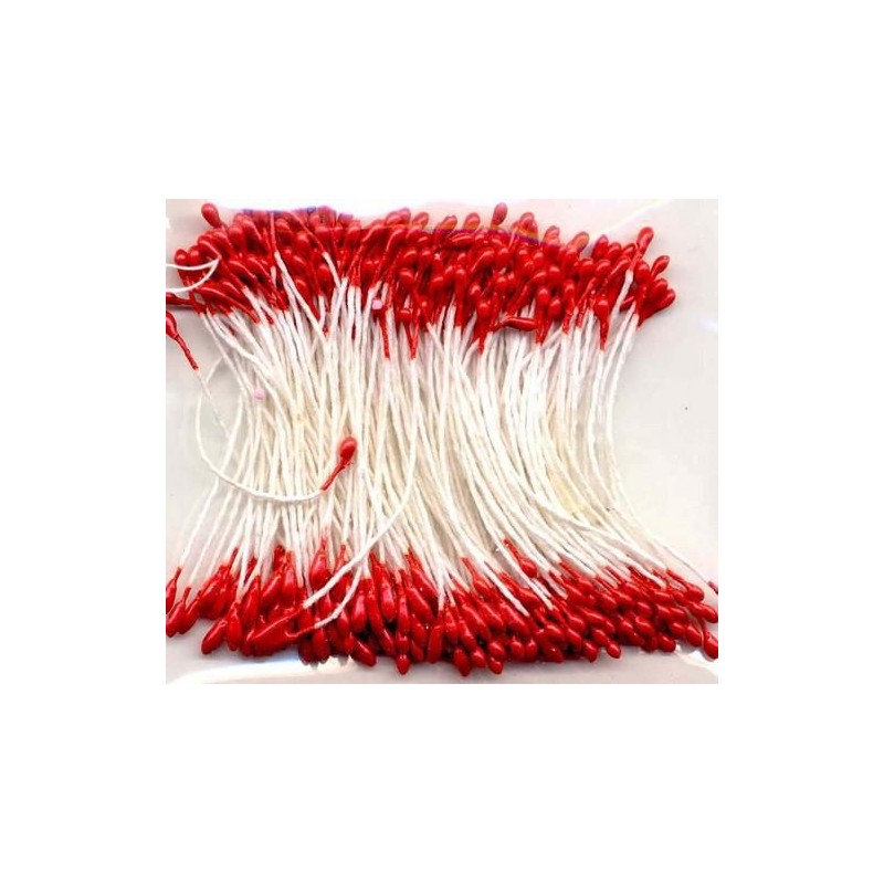Pistiller / Stamen Red 1mm x 144 st (Serise)