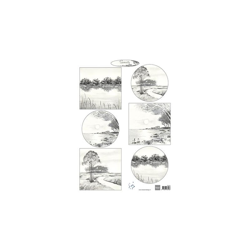 MARIANNE DESIGN Klipp ARK  Tiny's Serenity  IT0614