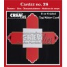 2/4 sided tag slider card