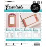 Studio Light Torn page pocket Cutting & Embossing die set Essentials nr.11  14,2x13