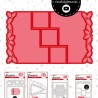 Studio Light • Essentials cutting die card shape Mini holly Nr.72