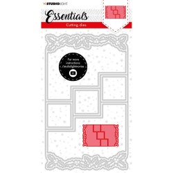 Studio Light • Essentials cutting die card shape Mini holly Nr.72