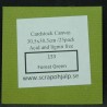 Scrap & Hjälp Cardstock Forest Green 12"x12" Styckvis eller 25 st / paket SoH133