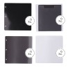 Vaessen Creative • Storage folder svart med prickar inkl. fickor