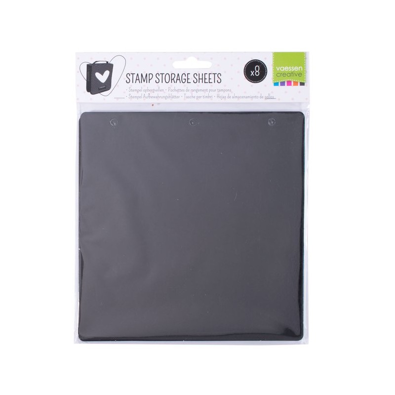 Vaessen Creative • 8 st Stamp storage sheets 8pcs 600203-005