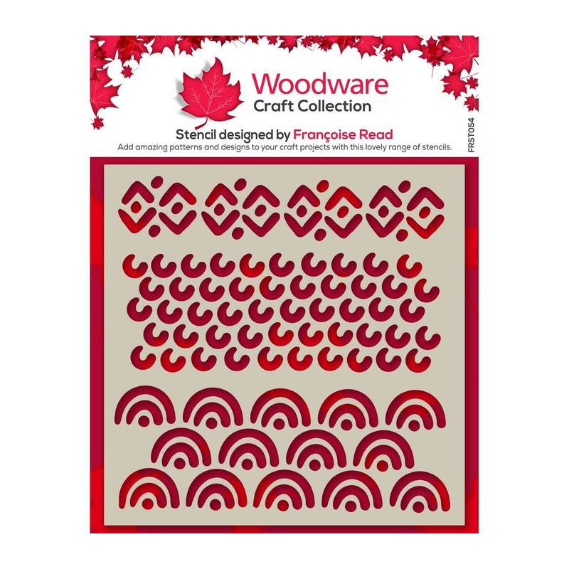 Woodware • Stencil / Mask Batik 15,24x15,24cm