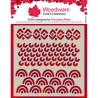 copy of Woodware stencil/Mask oval mesh 15,4x15,4 cm